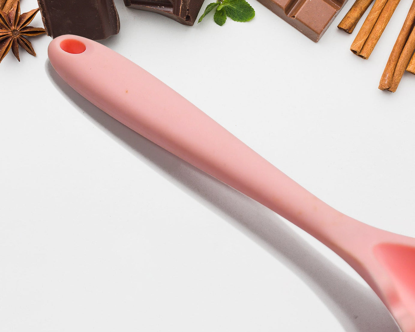 Multipurpose Silicone Spoon, Silicone Basting Spoon Non-Stick Kitchen Utensils Household Gadgets Heat-Resistant Non Stick Spoons Kitchen Cookware Items For Cooking and Baking (6 Pcs Set)