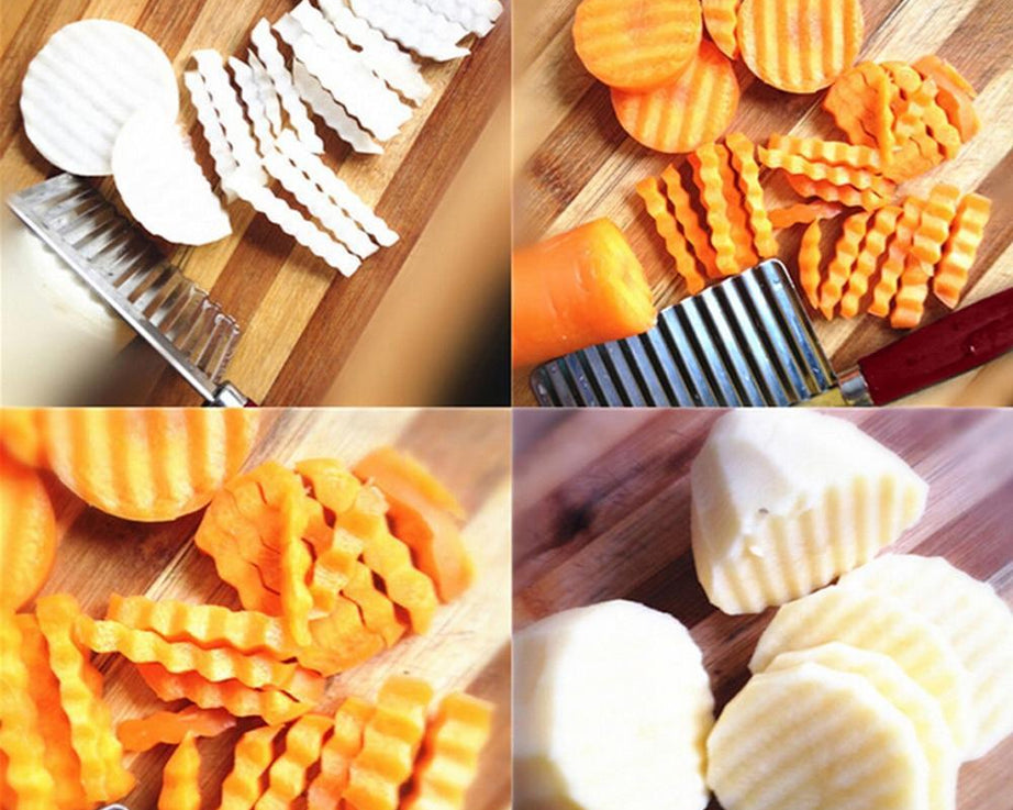 Stainless salad cutter