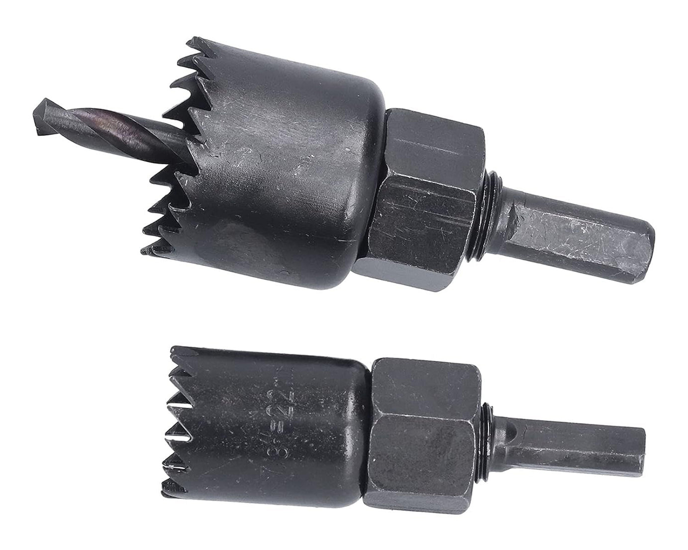 7576 Drill Hole Cutter, Carbon Steel High Accuracy Incisive Hole Saw for Cutting PCV for Cutting Plastic for Cutting Wood Hole Saw Kit (18 Pcs Set)