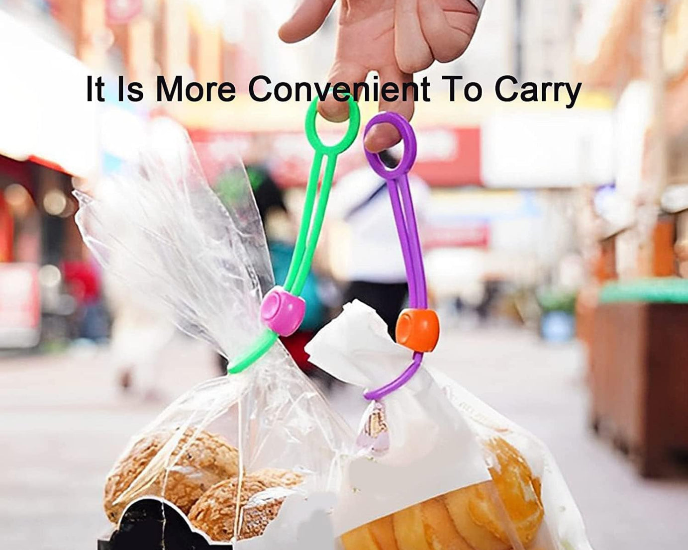 Bag Clips Food Clips, Multi-Purpose Sealer, Reusable Cable Ties, Cord Organizer, Bag Clips Food Clips, For Home Kitchen Office (1 Pc)