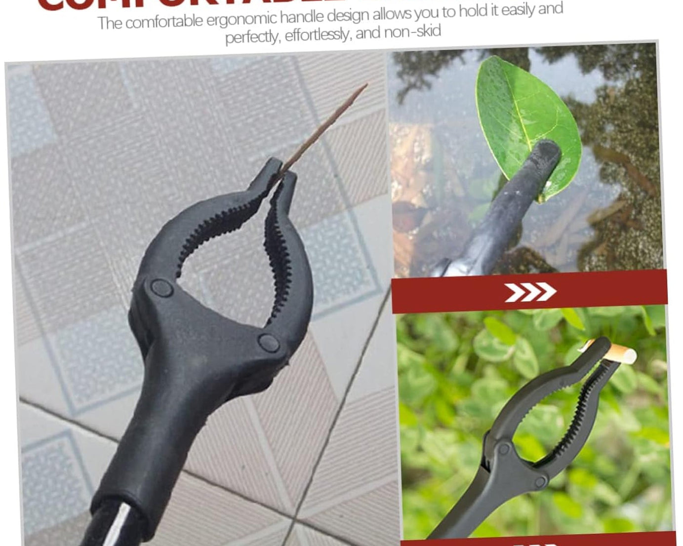 Extra Long Pickup Aid Trash Picker Upper, Rotating Hand, Heavy Duty Grip Arm - Reaching Assist for Litter, Elderly, Garden  Disabled, Handicap Arm