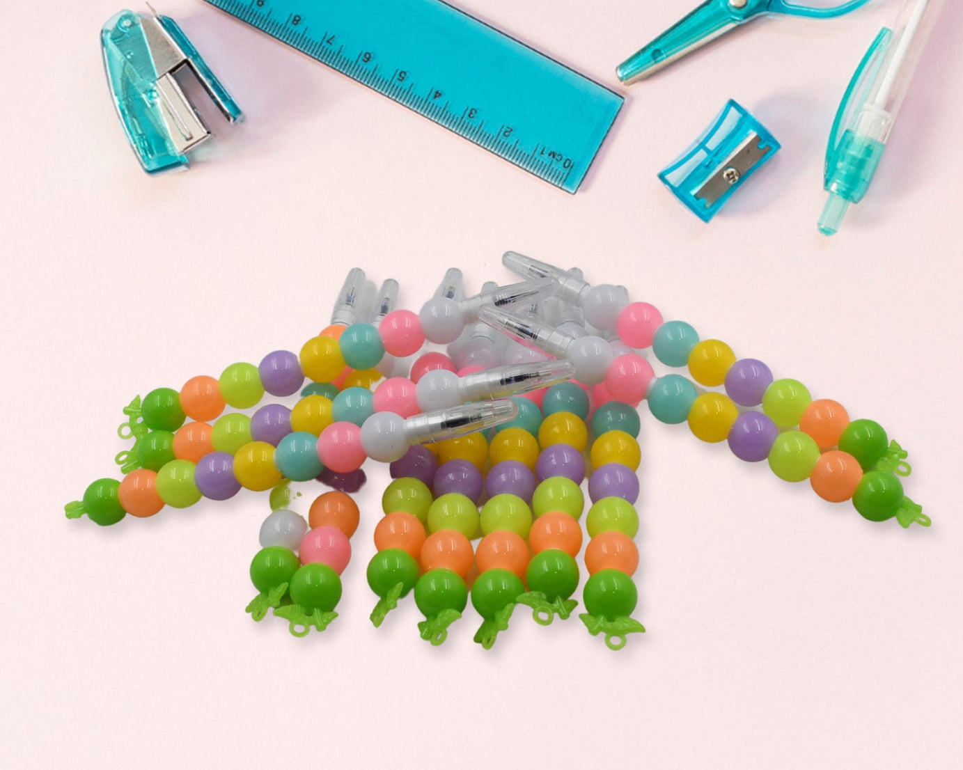 Stylish Pearls Pen Plastic Moti Non-Sharpening Design Pen Multicolor Pearls Moti Gel Pen, Fancy Designer Attractive Gel Pen for Kids Pack of (12 Pc Set )