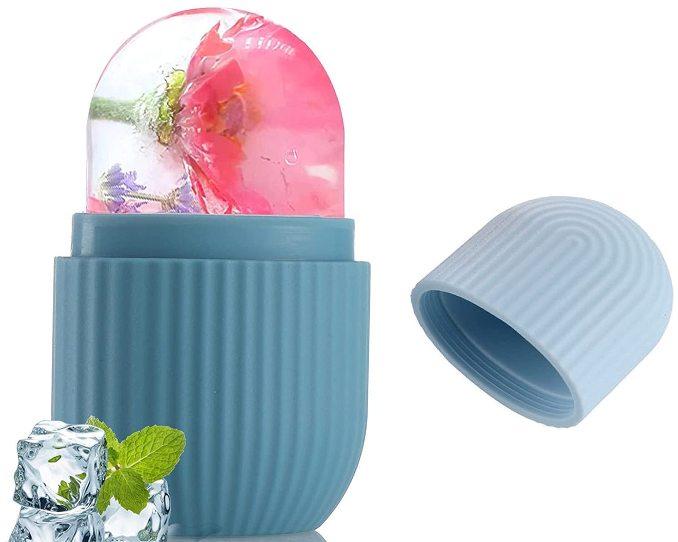 Eye and face roller with cooling gel