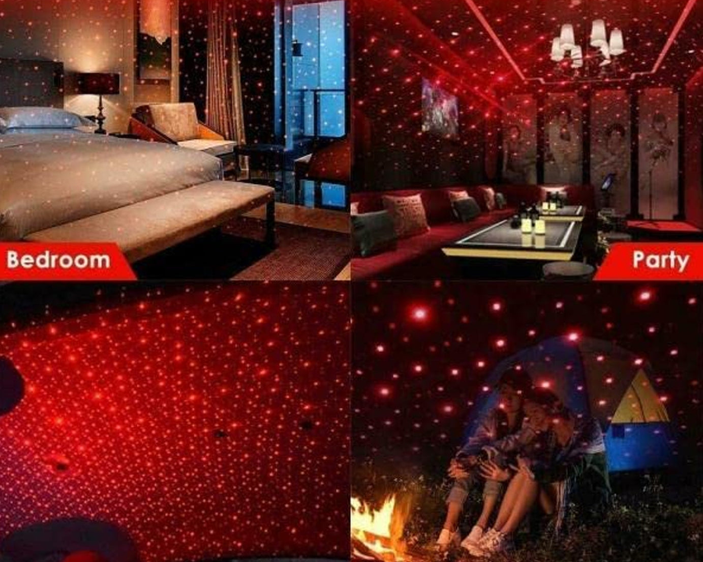 Adjustable projector light for interior decoration