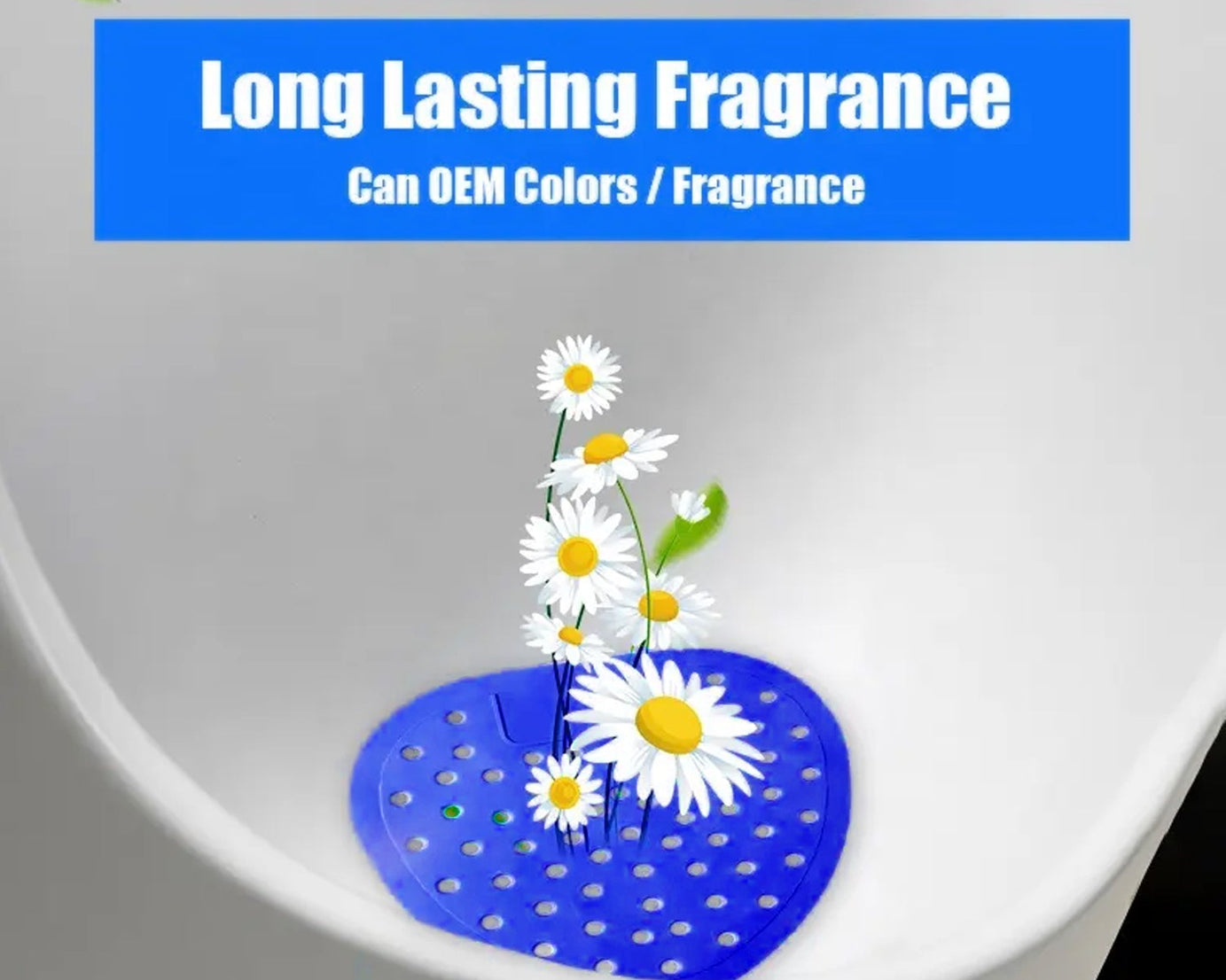 Scented urinal screen