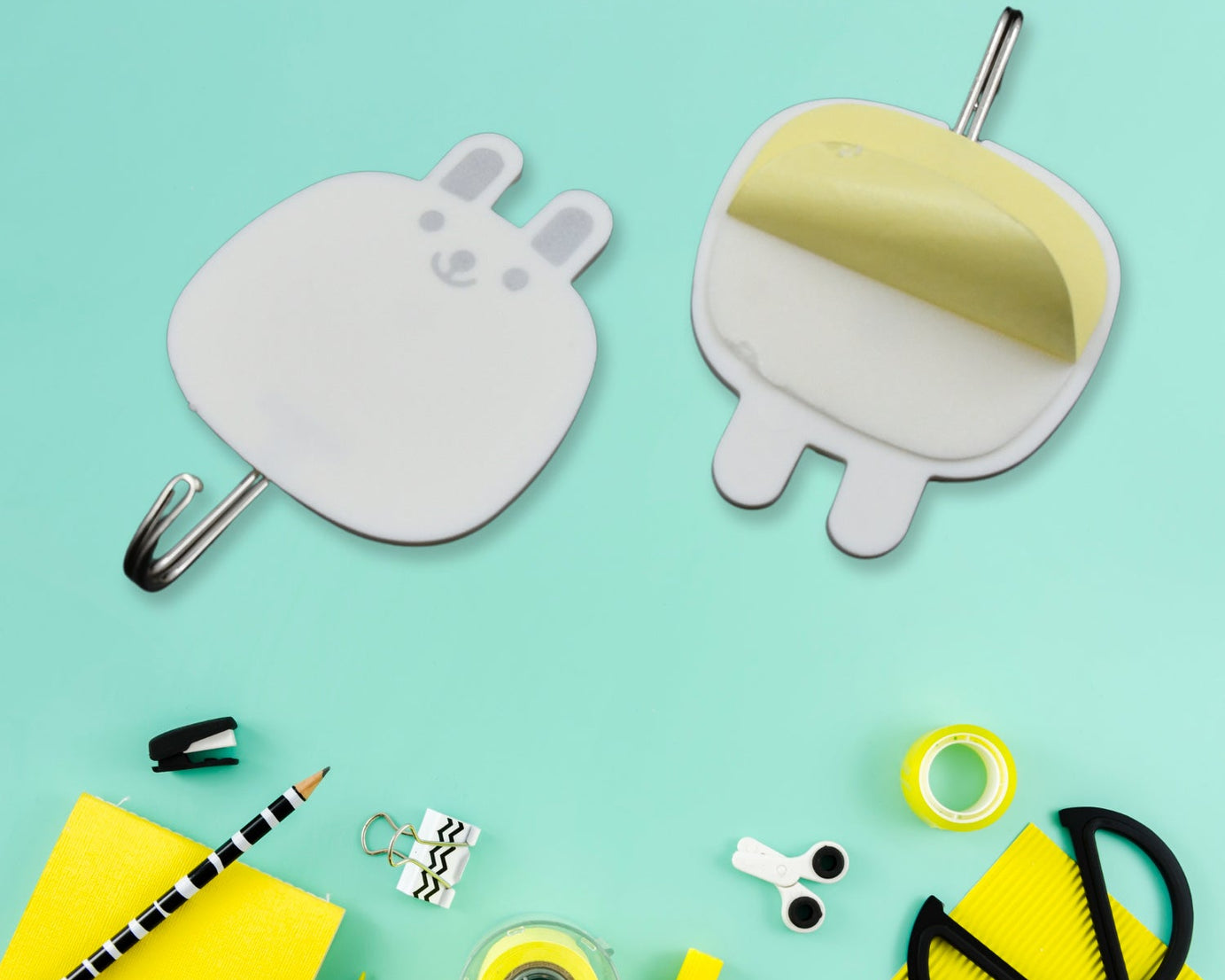 Multipurpose Strong Hook Self-Adhesive hooks for wall Heavy Duty Hook, Sticky Hook Household For Home, Decorative Hooks, Bathroom & All Type Wall Use Hook, Suitable for Bathroom, Kitchen, Office