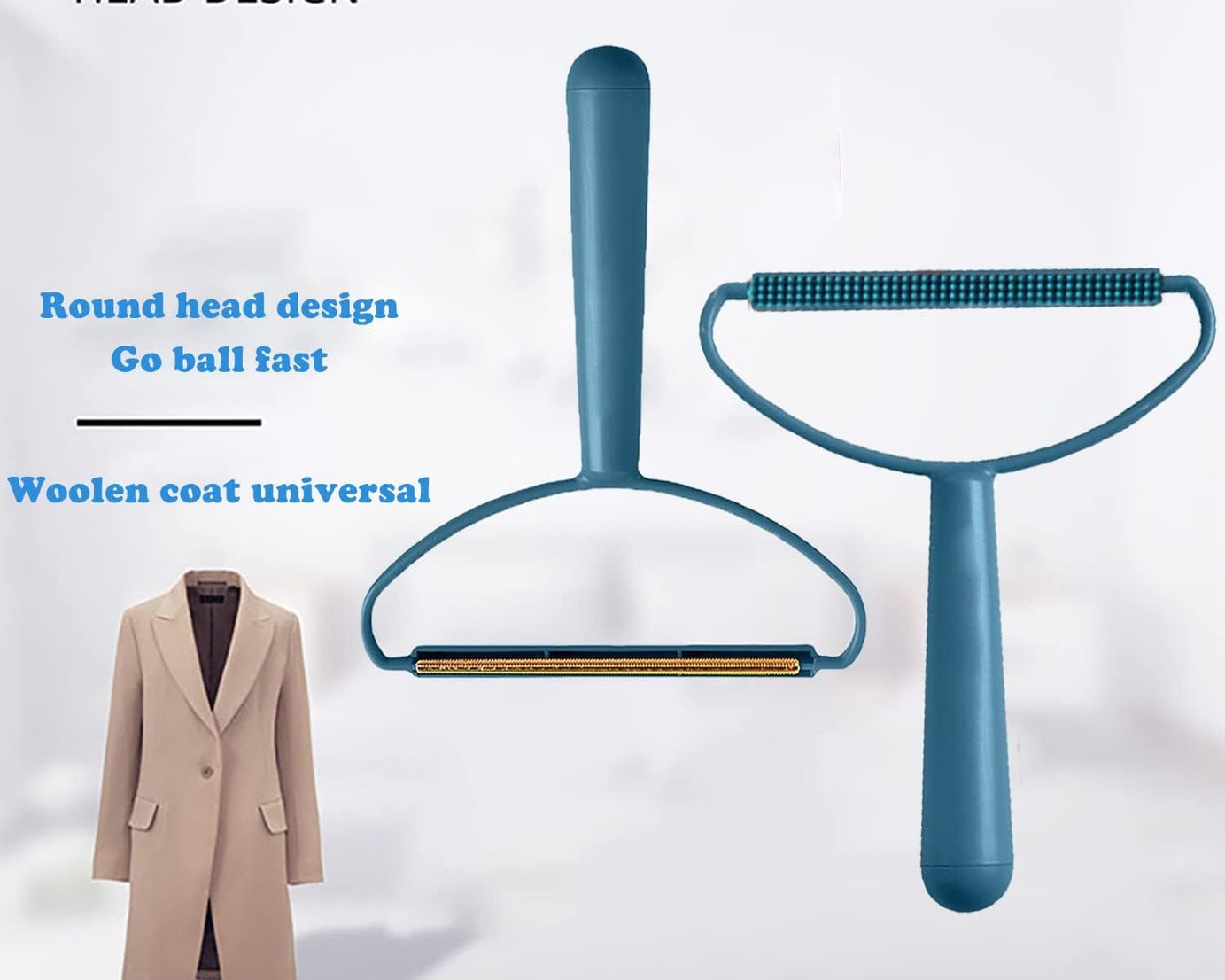 2in1 Portable Lint Remover at Home Use | Use for Removing Lint Dust in Furniture and Wool Clothes Sweater Carpet | Woolen Fabrics Brush Sticky Lint Roller with Long Handle (1 Pc)