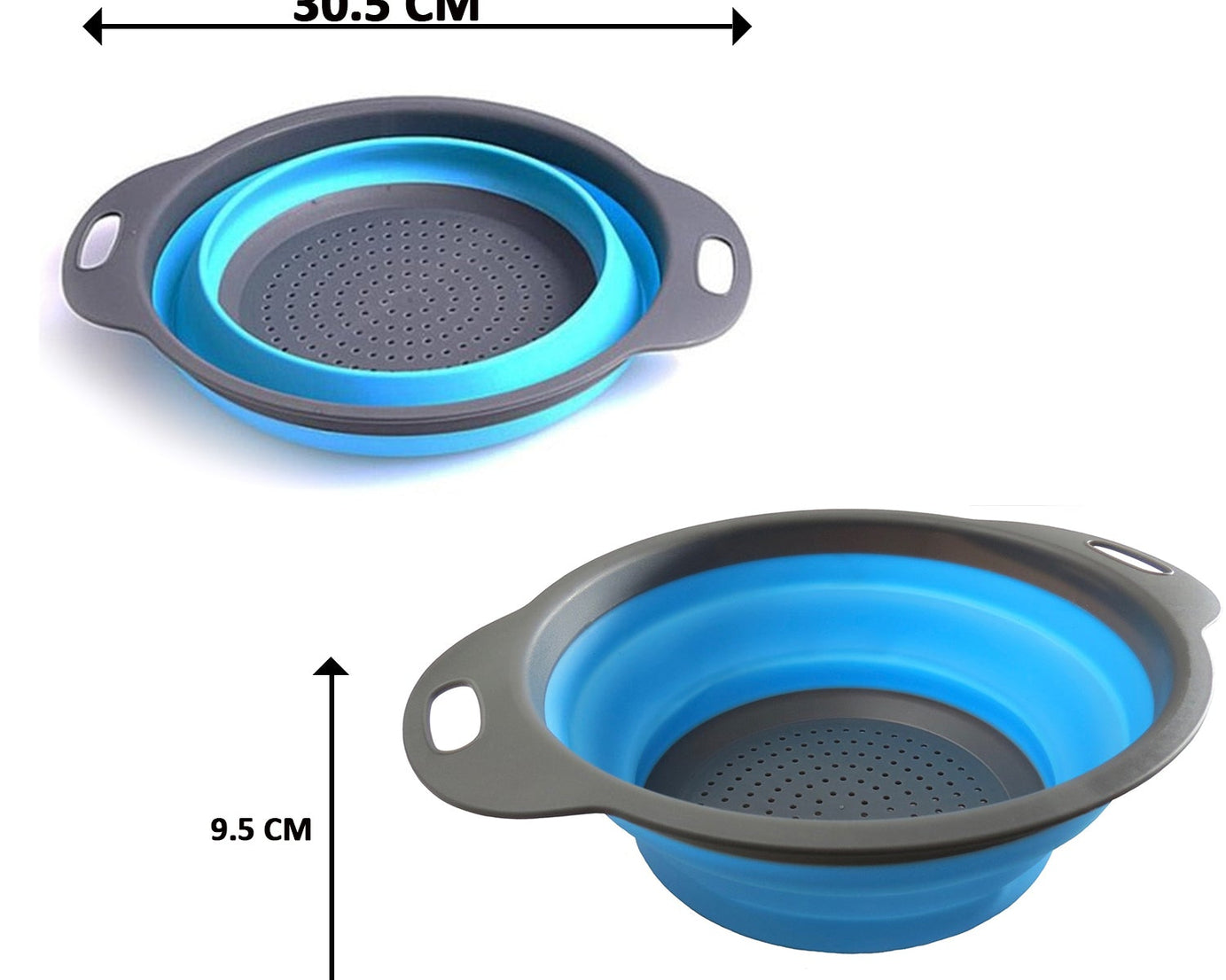 Foldable strainer for easy storage