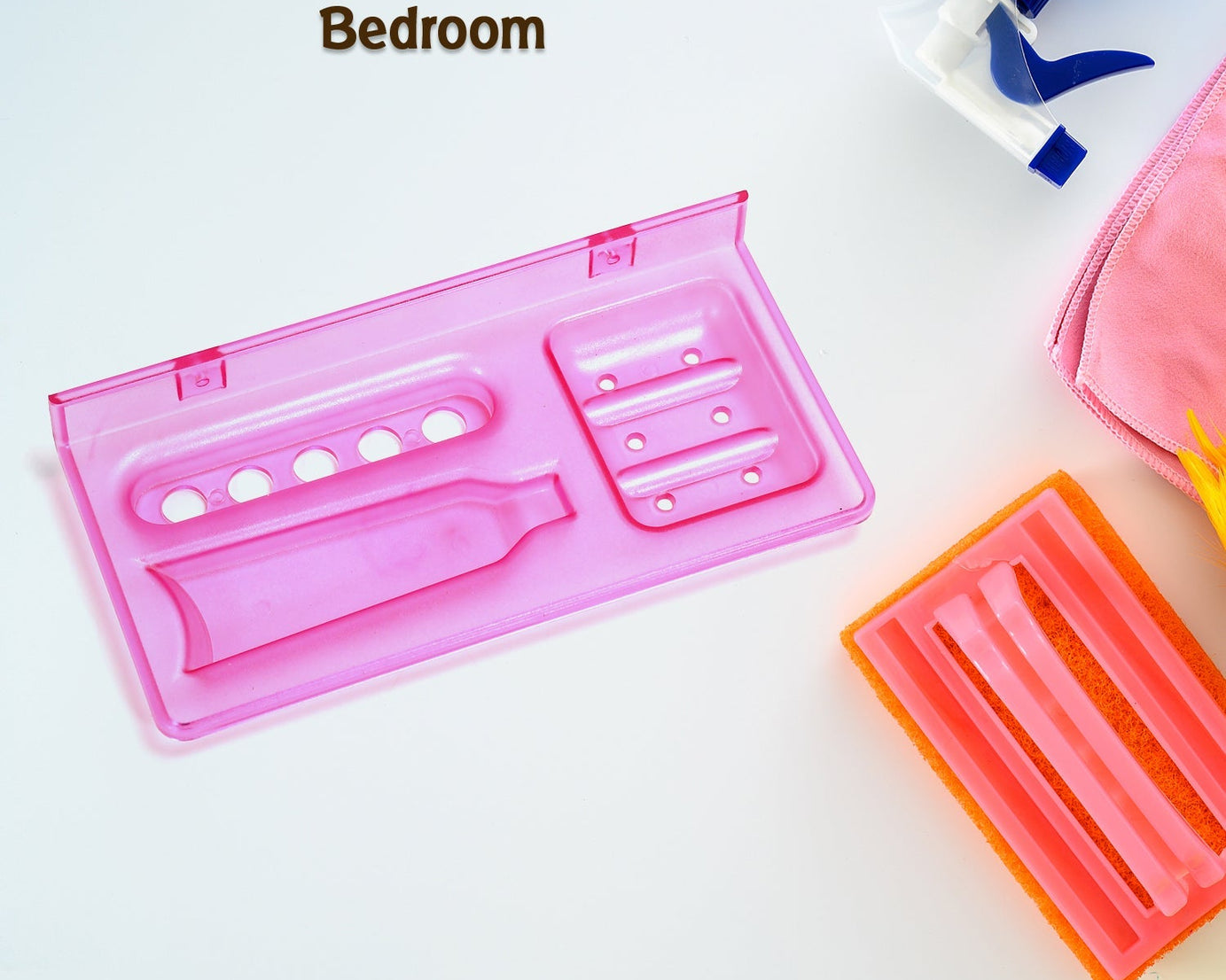 3-in-1 glass soap dish for modern bathrooms