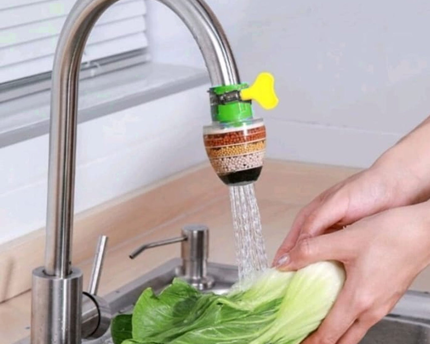 Purifier filter for water faucets