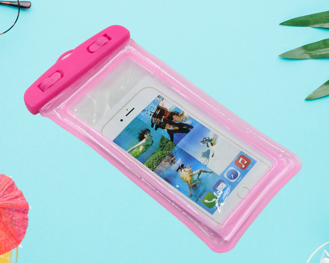 6386 Waterproof Pouch Zip Lock Mobile Cover Under Water Mobile Case For All Type Mobile Phones