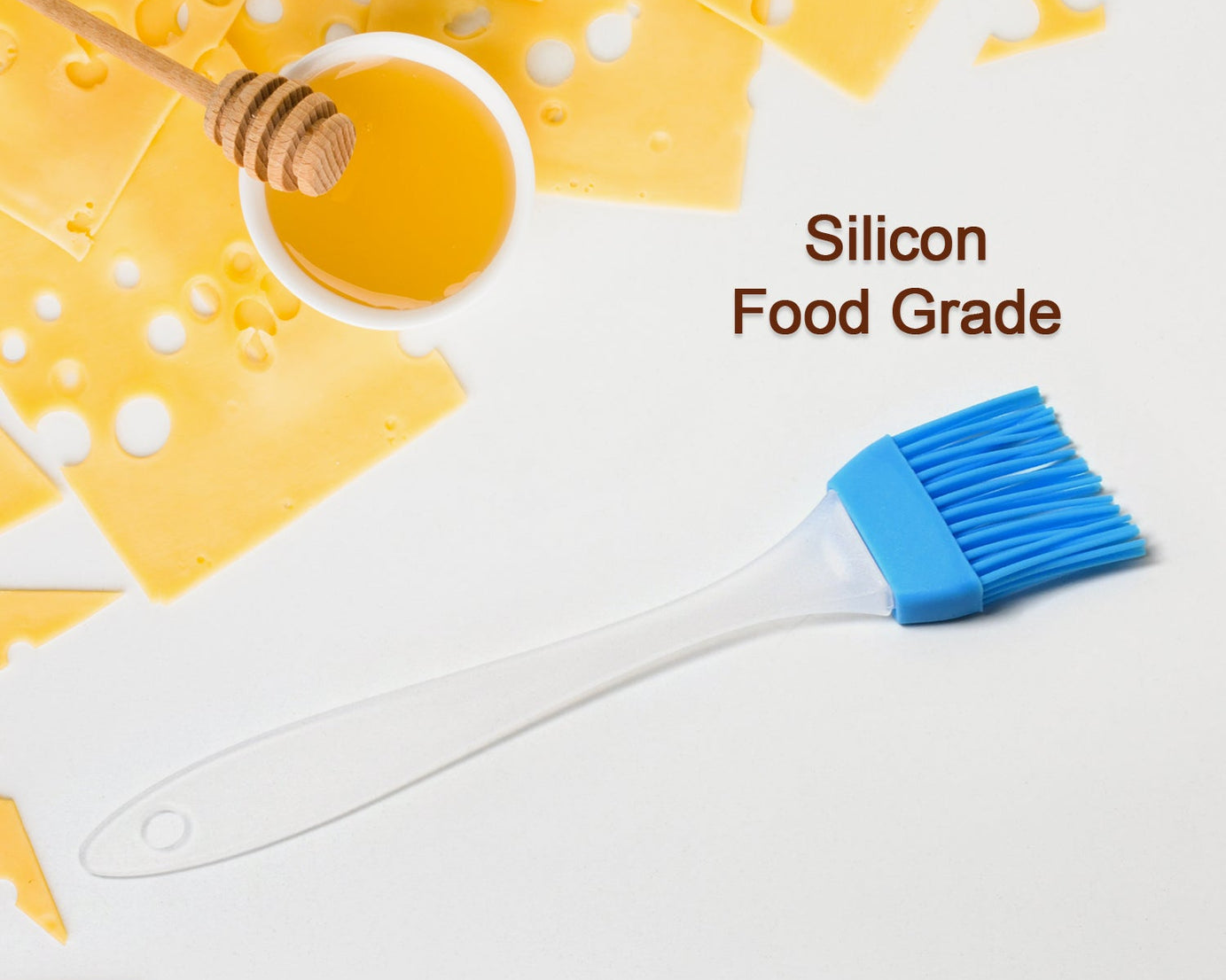 Silicone spatula and pastry brush set