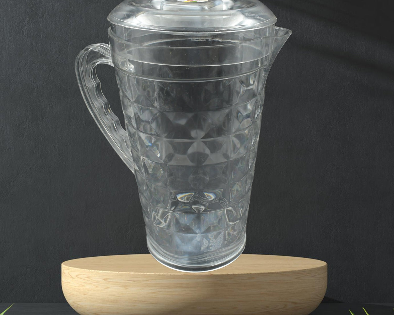 3692  Mocktail Pet Jug  Plastic Jug With lid, Drinking Beverage Jag, Transparent Tableware  Reusable BPA Free, Plastic Water jug for Home use, Perfect for Home, Restaurants