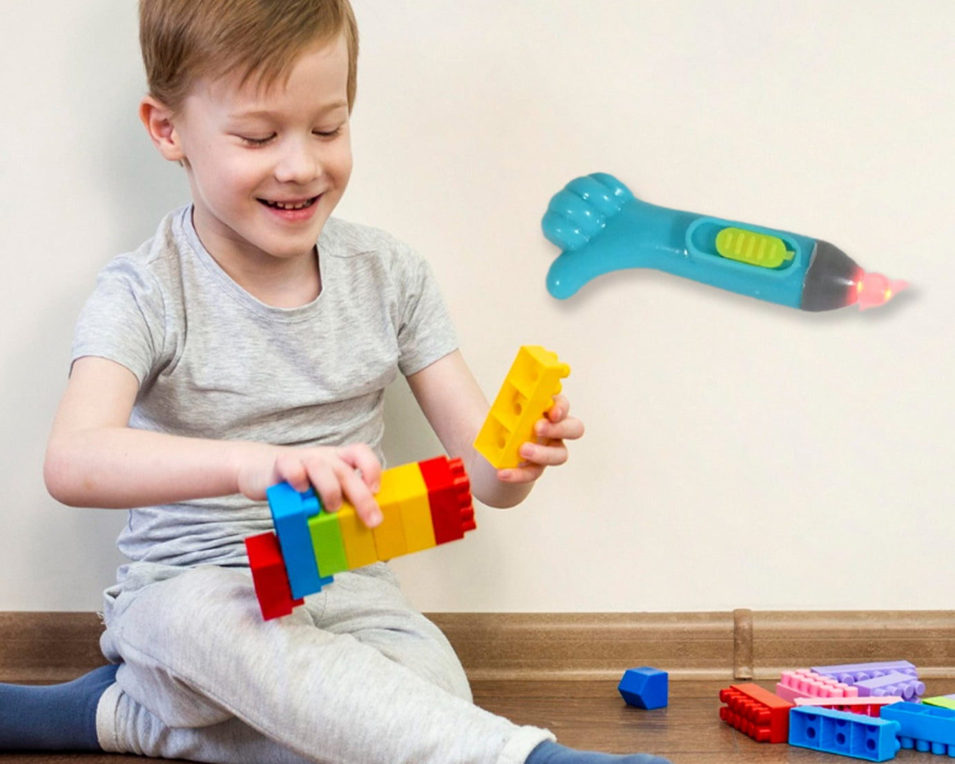 Thumb shaped light, lightning keychain, lightning toy, thumb shape LED light