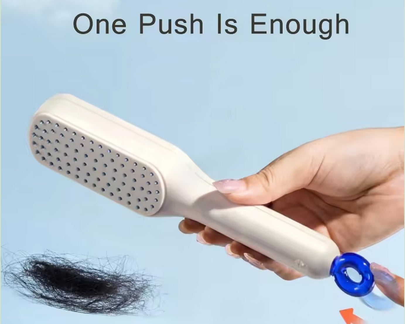 Self-Cleaning Hairbrush, Massage Comb (1 Pc / With Box)