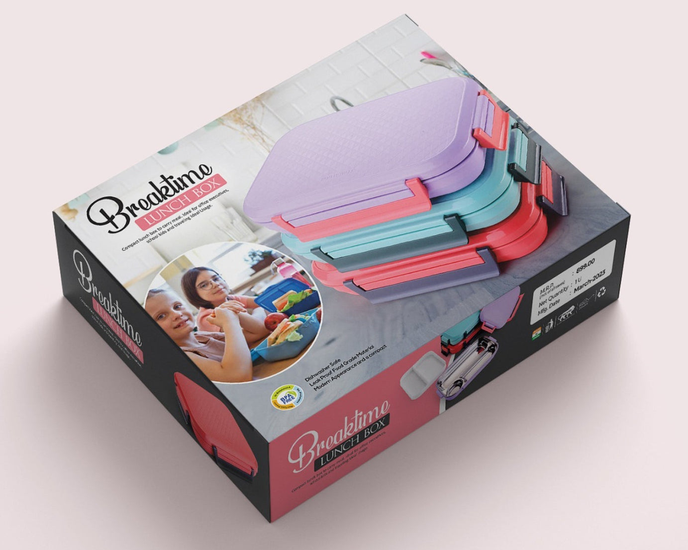 Leakproof Lunch Box Set: School & Outdoor Meals (Insulated)