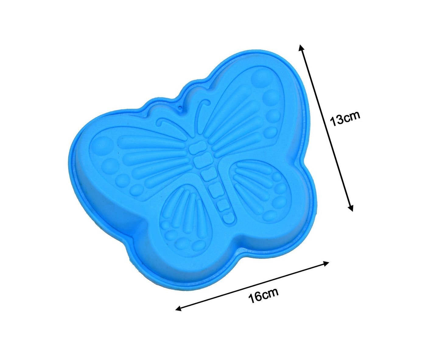 Butterfly Shape Cake Cup Liners I Silicone Baking Cups I Muffin Cupcake Cases I Microwave or Oven Tray Safe I Molds for Handmade Soap, Biscuit, Chocolate, Muffins, Jelly – Pack of 4