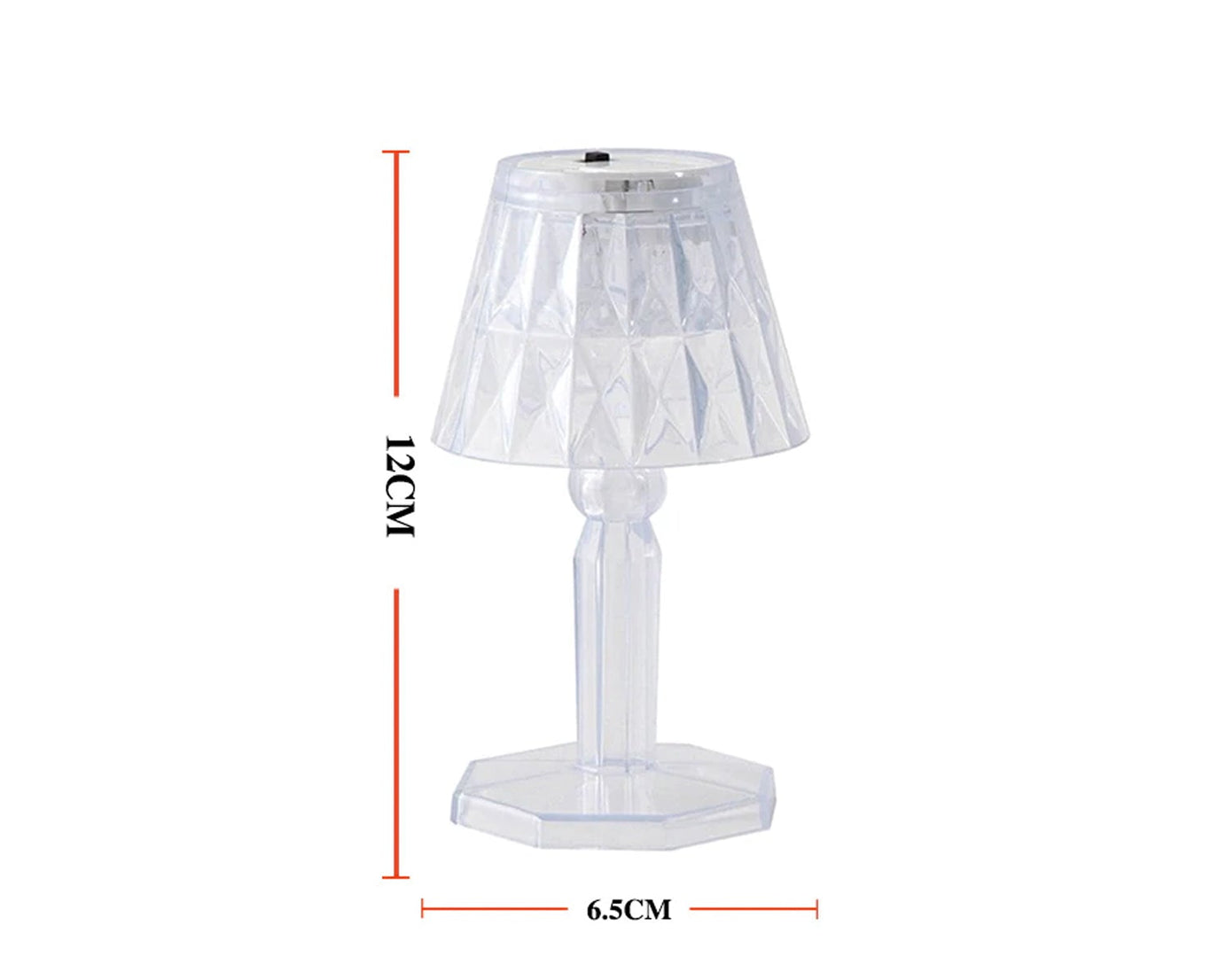Mini crystal lamp with modern style.