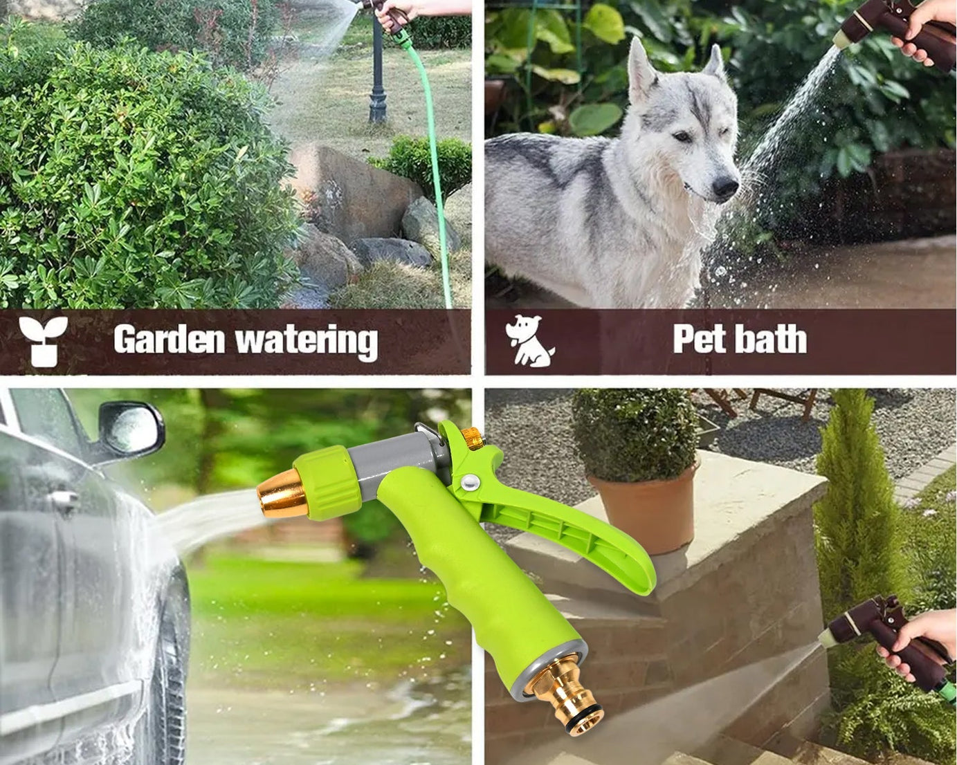 Zinc alloy spray nozzle