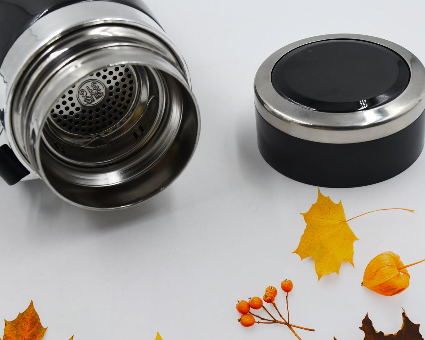 Double Stainless Steel Wall Flask Vacuum Insulated Water Bottle