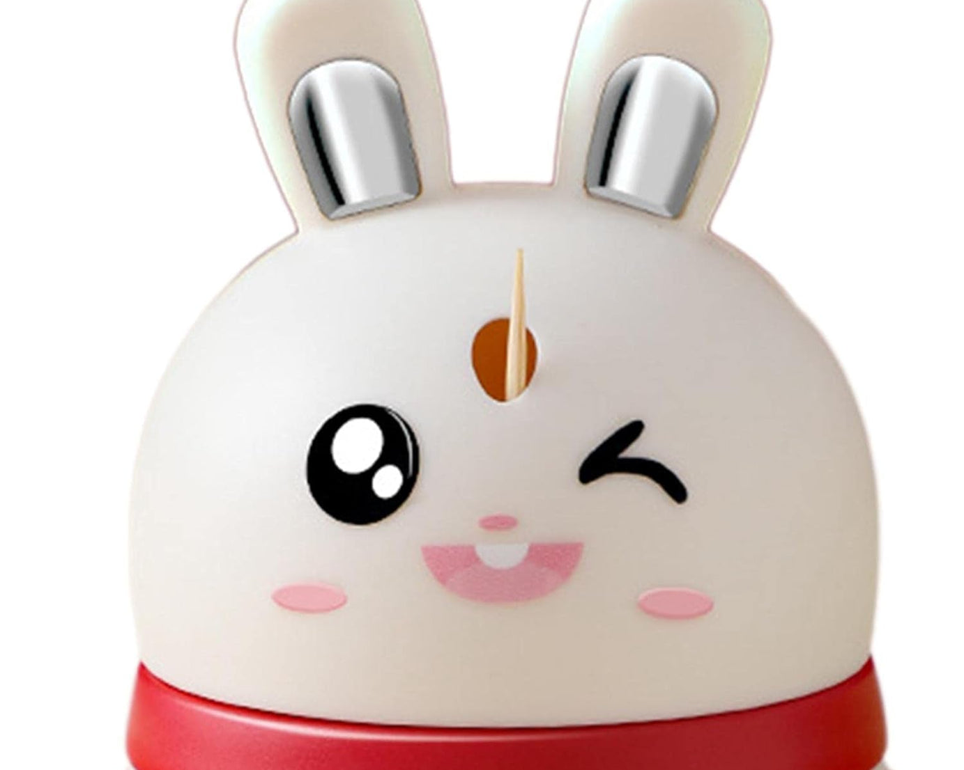Rabbit Shape Toothpick Dispenser Pressing Small Size Accessory Durable Red | Home & Garden | Kitchen, Dining & Bar | Kitchen Storage & Organization | Racks & Holders Dining Room Table Decoration (1 Pc )