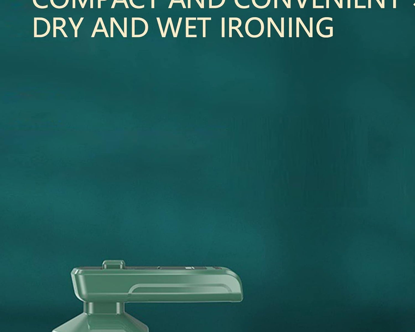 Mini Steamer & Iron: 2-in-1 Portable Travel Friendly