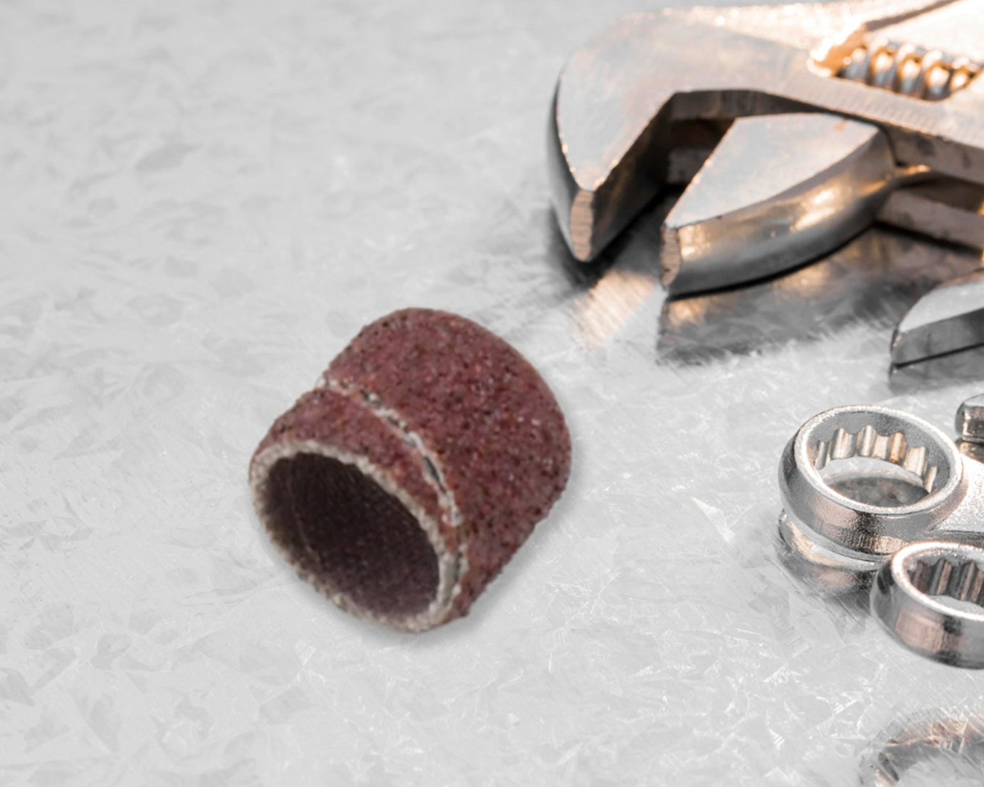 Drum Polishing Kit, Drum Sanding Sleeves Widely Used (10 Pcs Set)