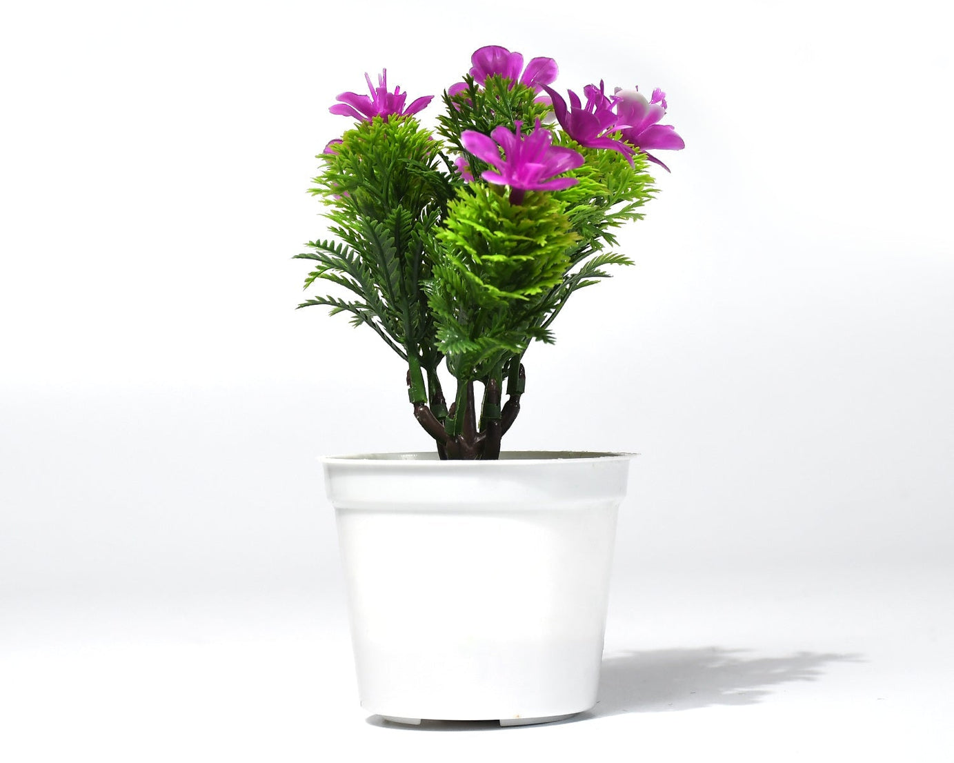 Flower Pot Artificial Decoration Plant | Natural Look & Plastic Material For Home , Hotels , Office & Multiuse Pot