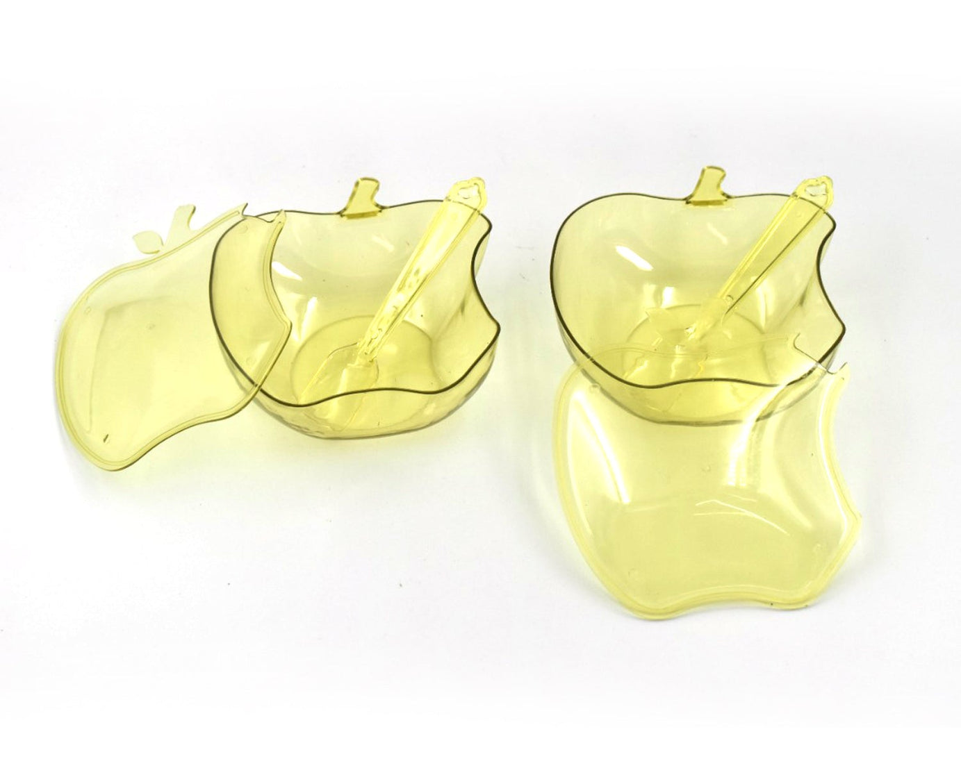 Snack serving apple-shaped bowl