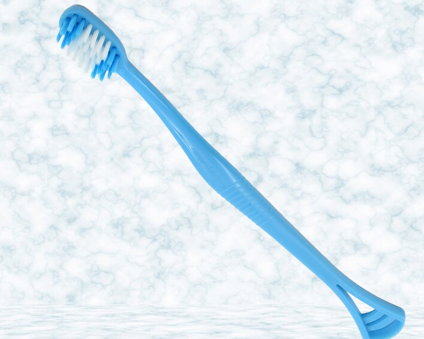 2 in 1 Soft Toothbrush and Tongue With Toothbrush Cover Cleaner Scraper for Men and Women, Kids, Adults Plastic Toothbrush Cover / Case / Holder (1 Pc)