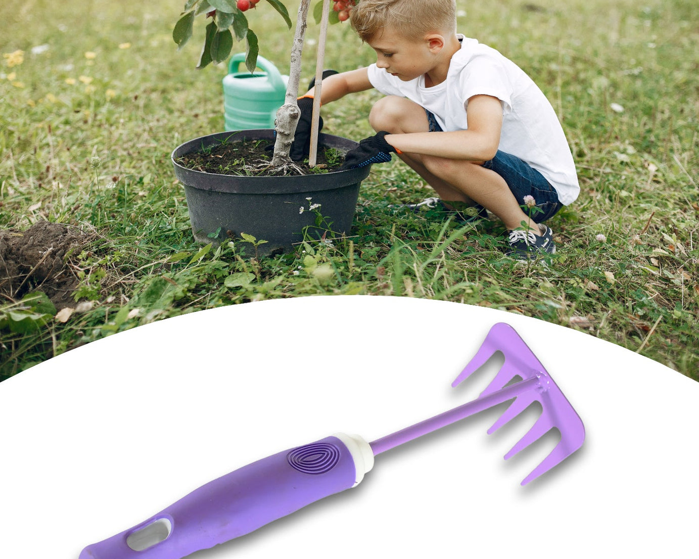 Heavy Duty Garden Tools, Gardening Tools Kit for Home Garden, Indoor and Outdoor Gardening for Plants, Agriculture, and Soil Tools (1 Pc)  (5 Different Types Tool)