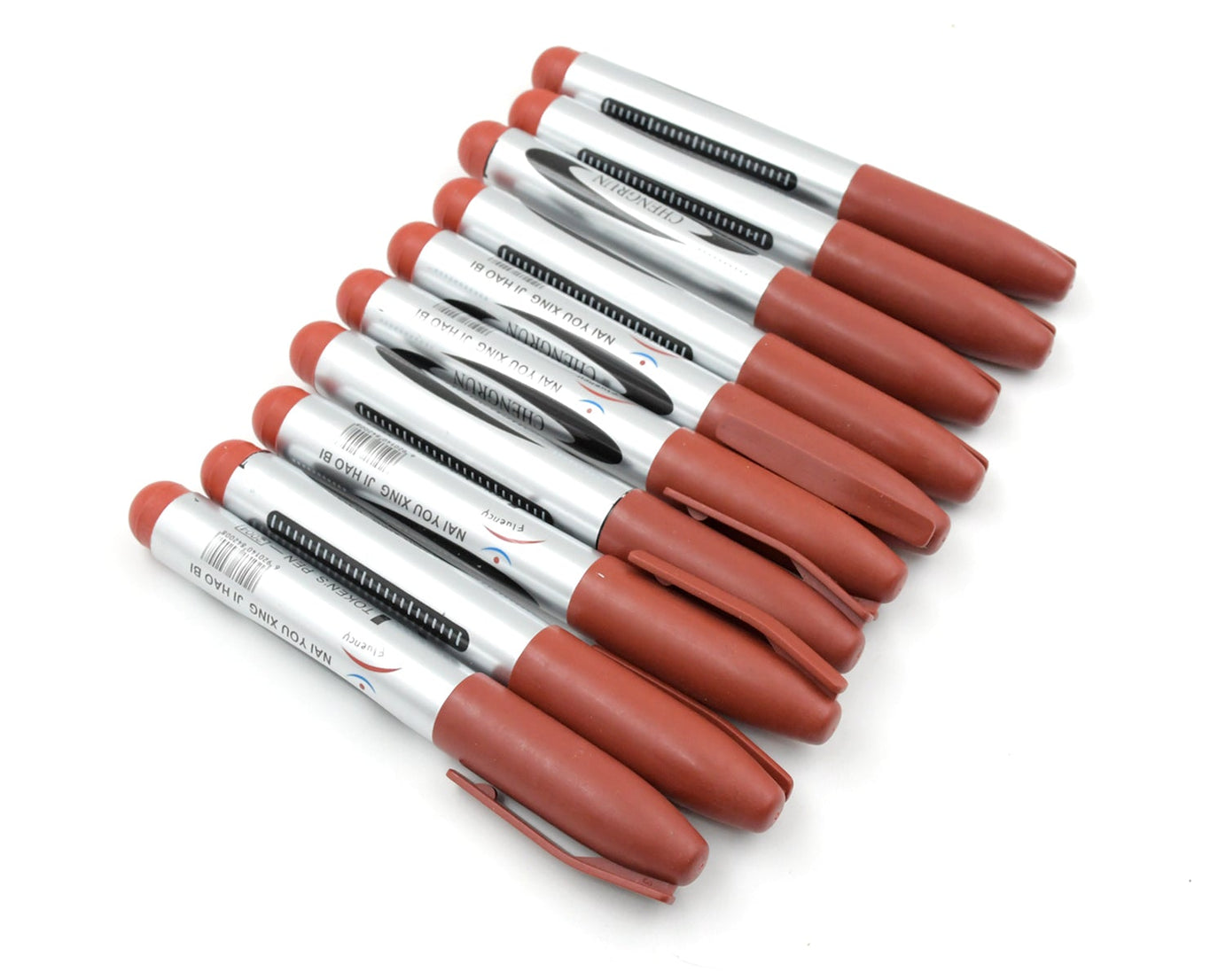 10Pc Marron Marker and pen used in studies and teaching white boards in schools and institutes for students (10 Pc Set)