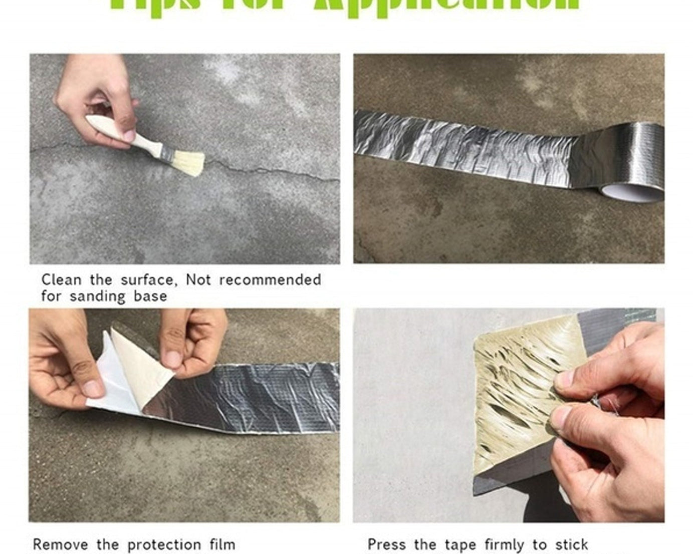 Heat reflective aluminium foil tape for ducts