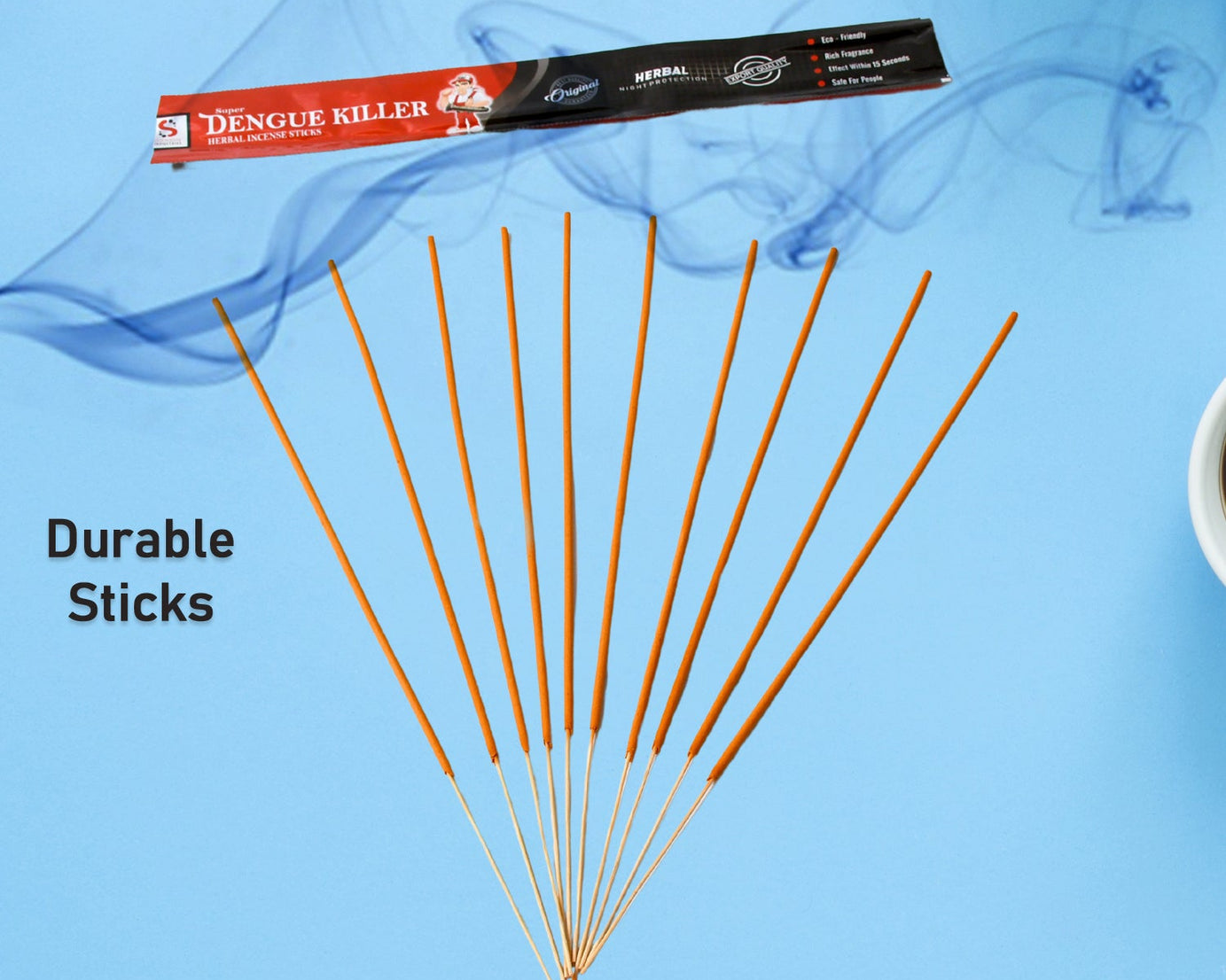 Mosquito Agarbatti Stick Herbal Mosquito Agarbatti  (1 Packet / 10 Sticks) (Incense Stick)