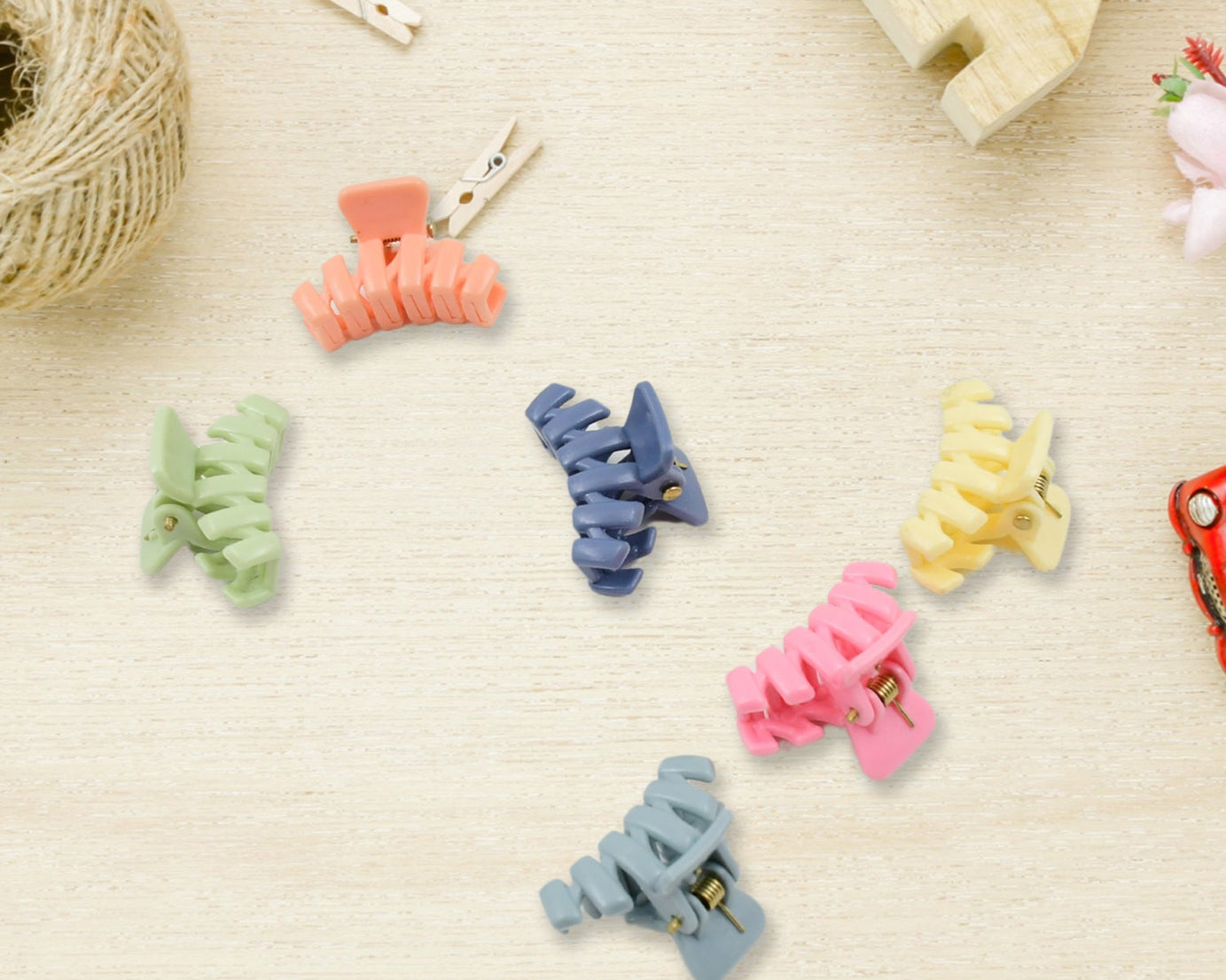 Hair Clips for Girls Kids Hair Accessories (6 Pcs Set)