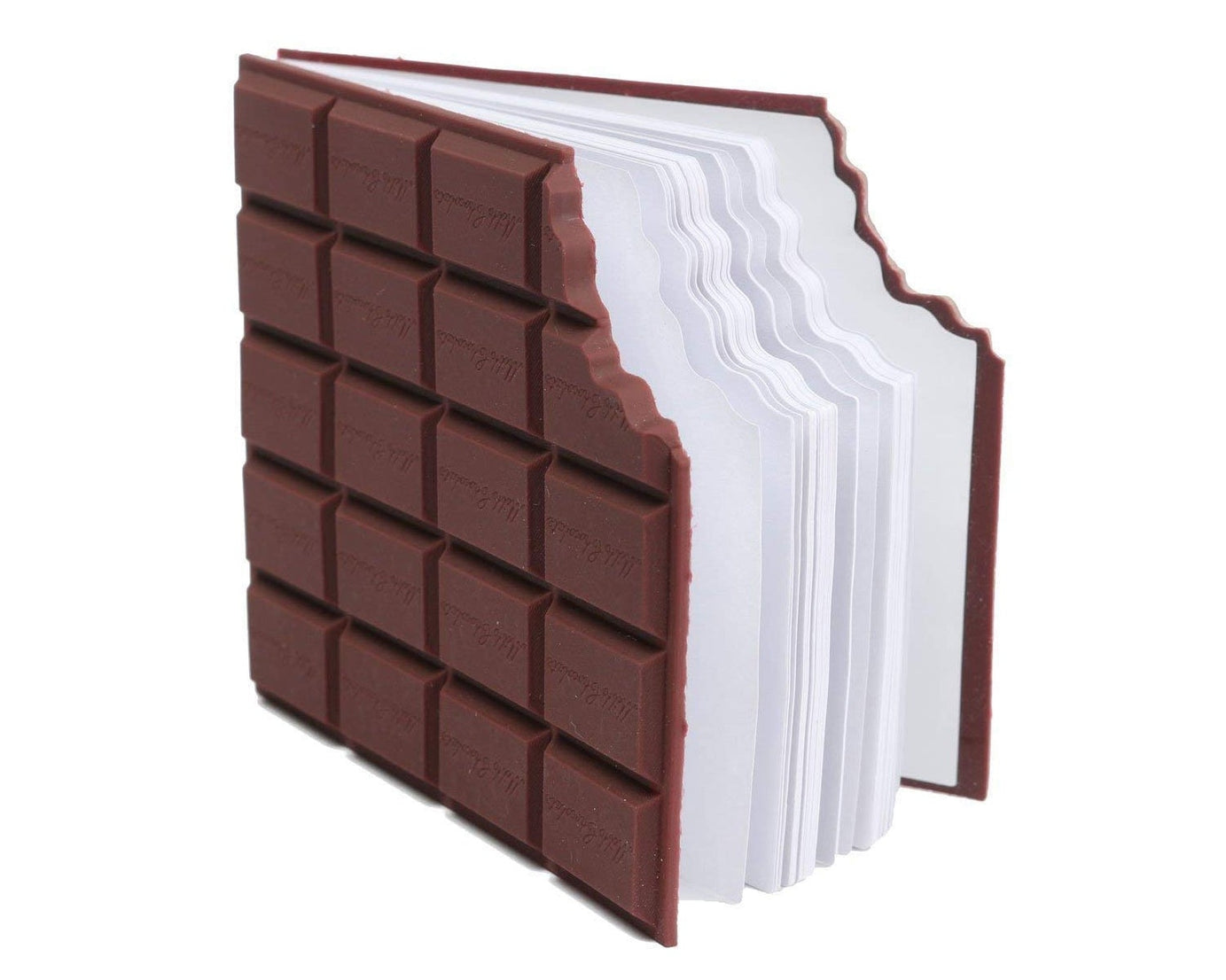 Small Chocolate Scented Diary Memo Notebook in Rectangular Chocolate Bite Shape with Original Chocolate Smell Personal Pocket Diary, Dairy book with Plain Pages for Kids