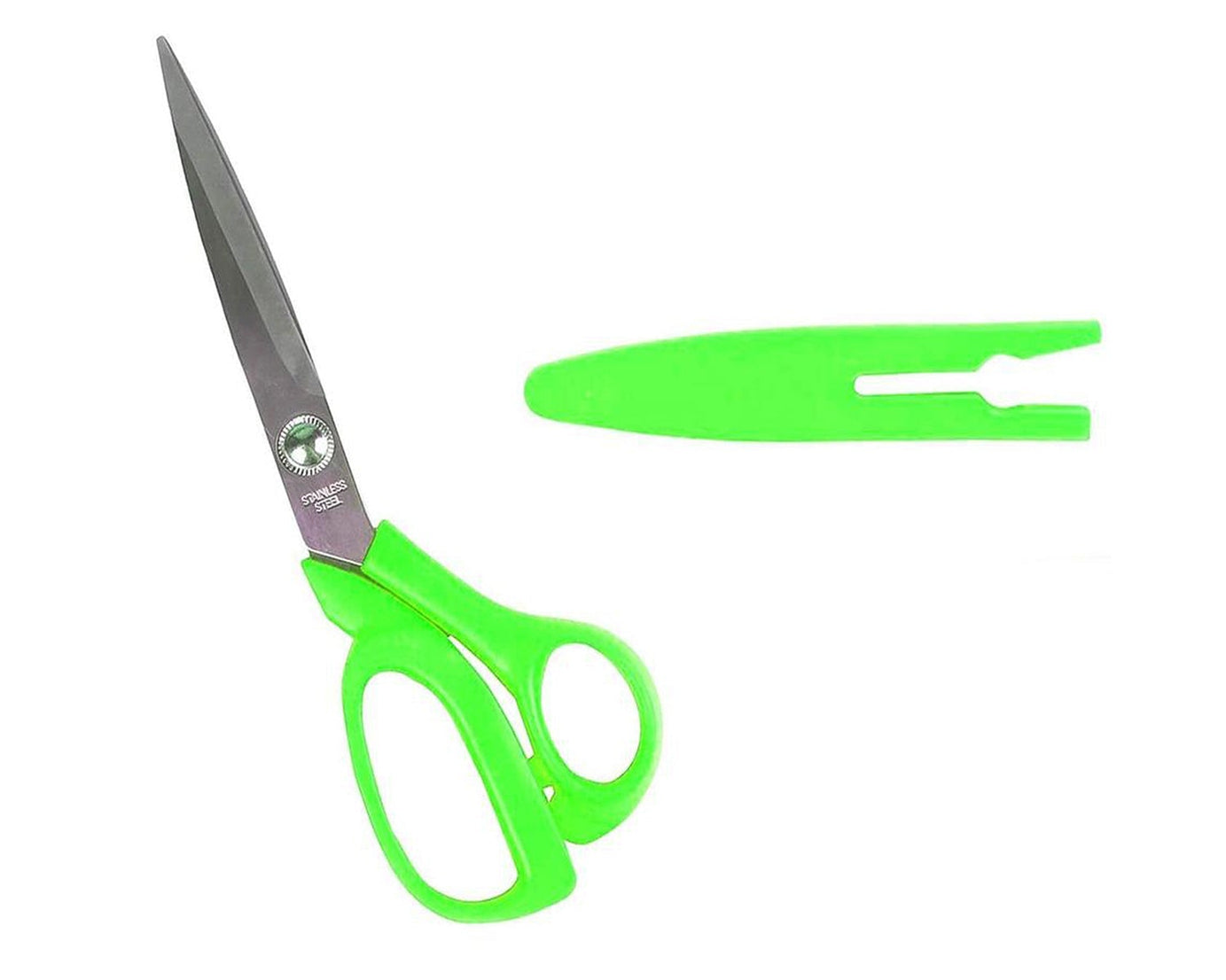 Close-up of stainless steel scissors