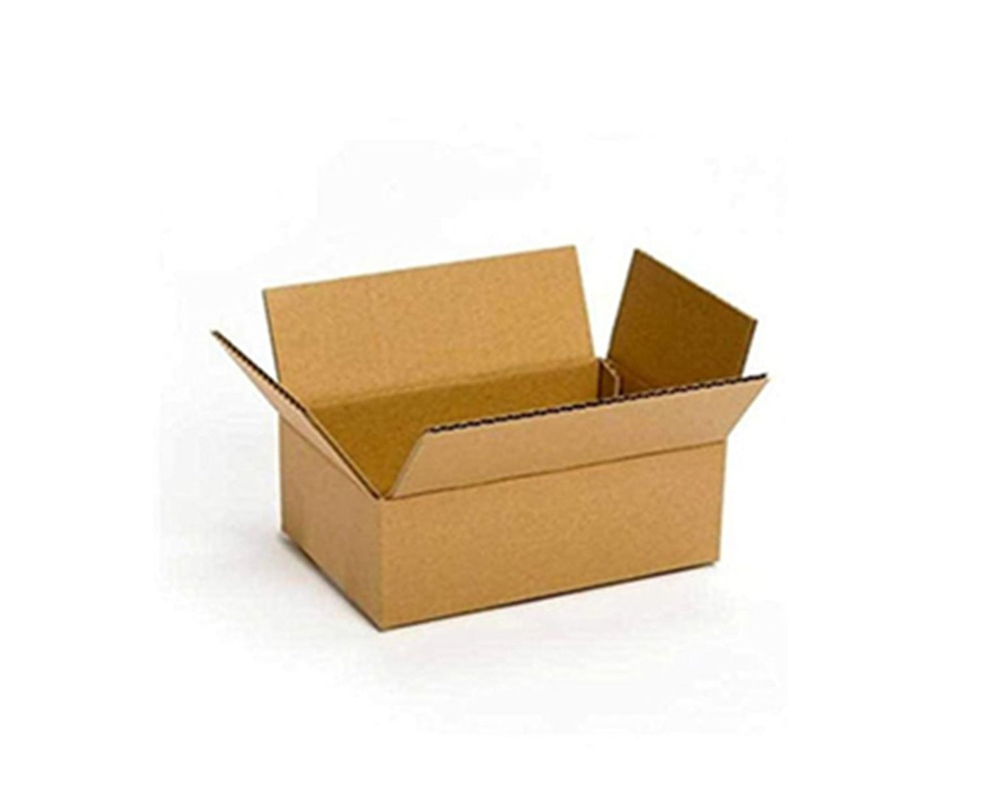 Brown box for packaging products.