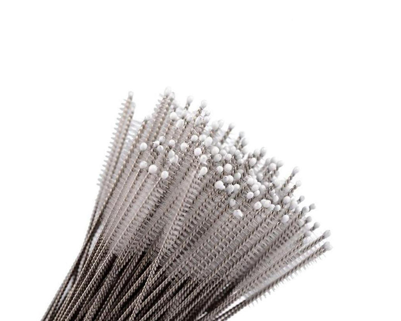 Brush for cleaning stainless steel straws