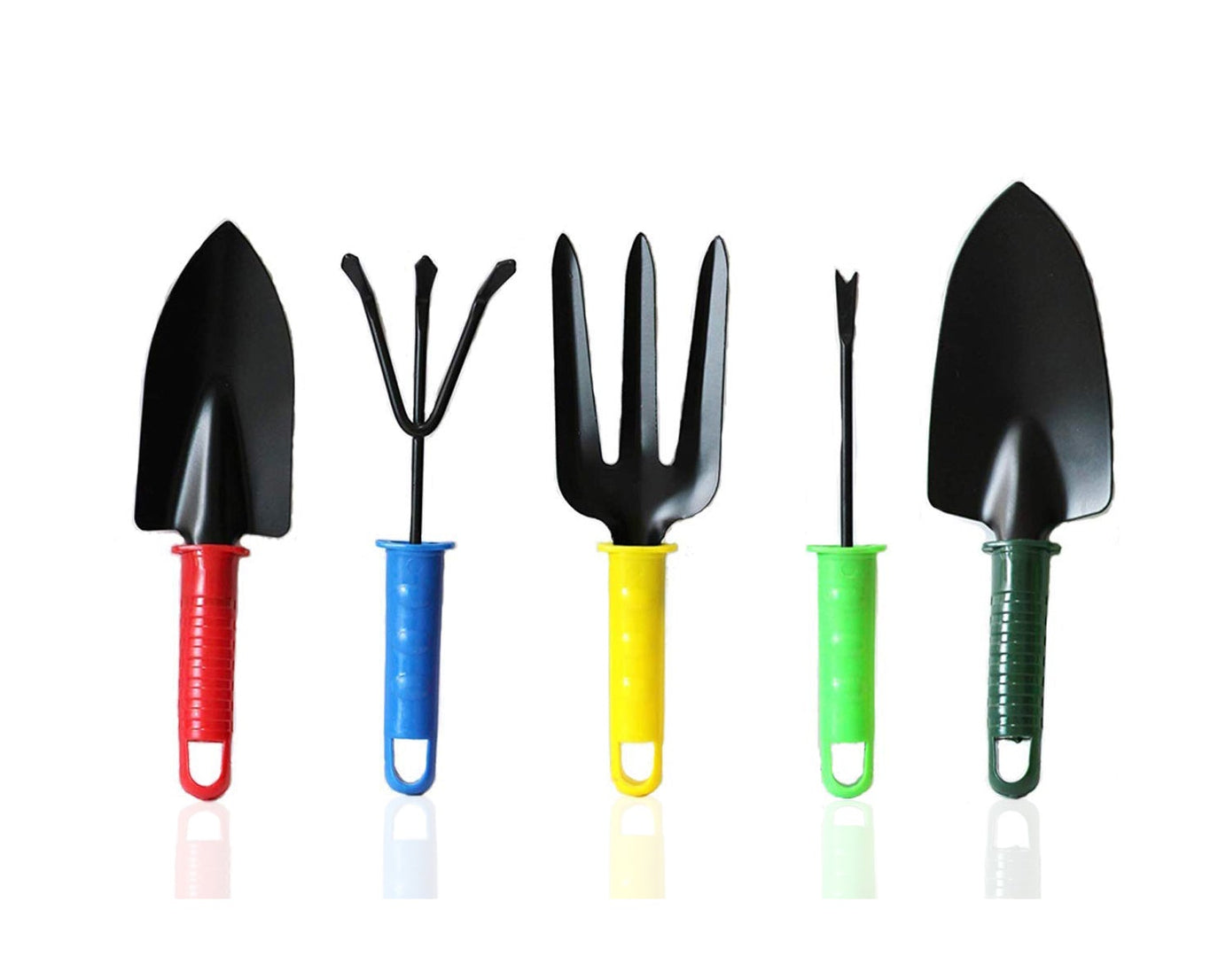 Gardening tools set with various tools