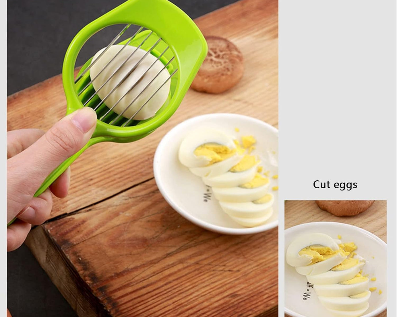 Multipurpose Slicer with Seven Blades, Egg Slicers Stainless Slicer, Strawberry, Tomato, Kiwi, Fruit Cutter, Divider Separator