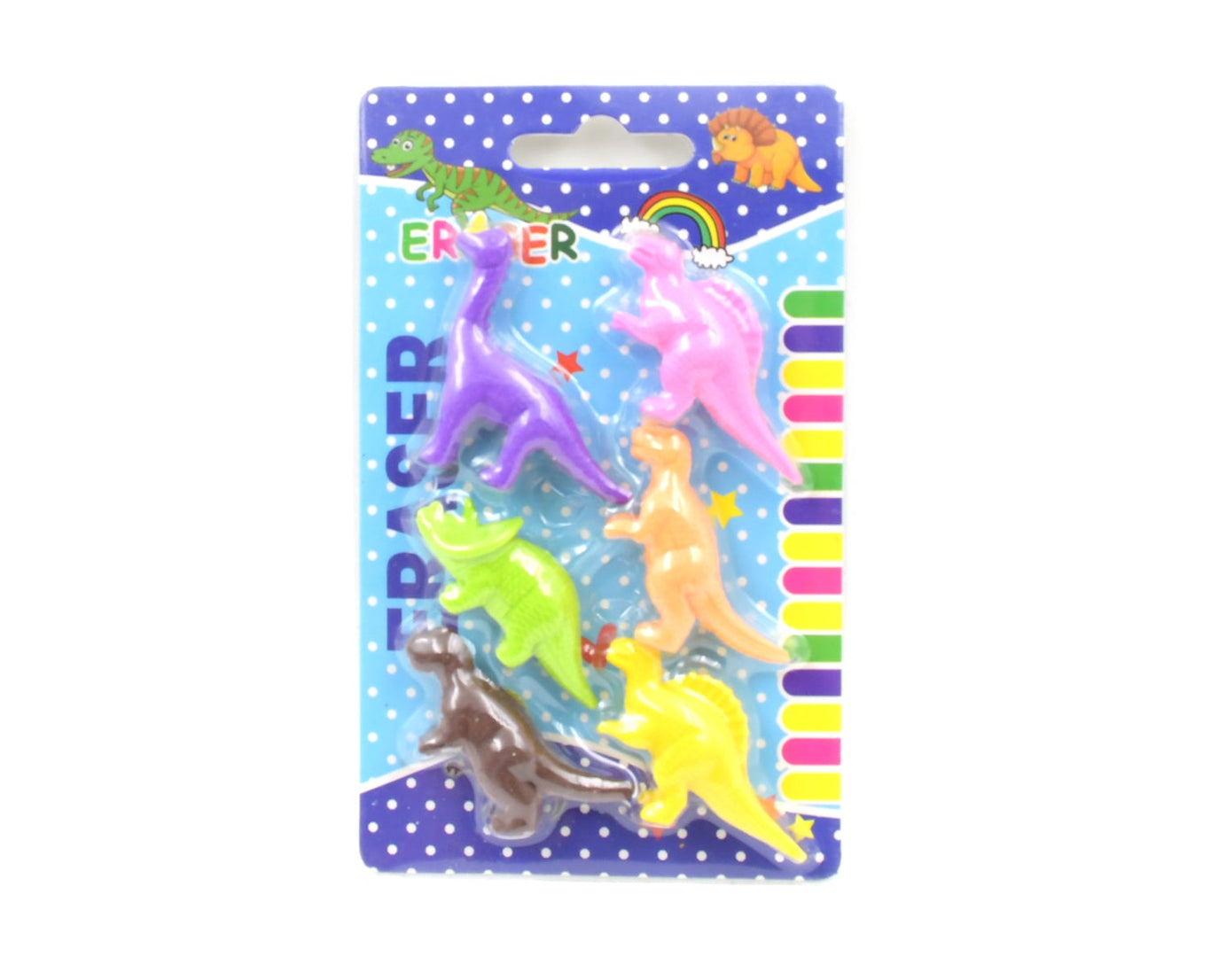 Dinosaur Shaped Erasers Animal Erasers for Kids, Dinosaur Erasers Puzzle 3D Eraser, Mini Eraser Dinosaur Toys, Desk Pets for Students Classroom Prizes Class Rewards Party Favors (6 Pcs Set )