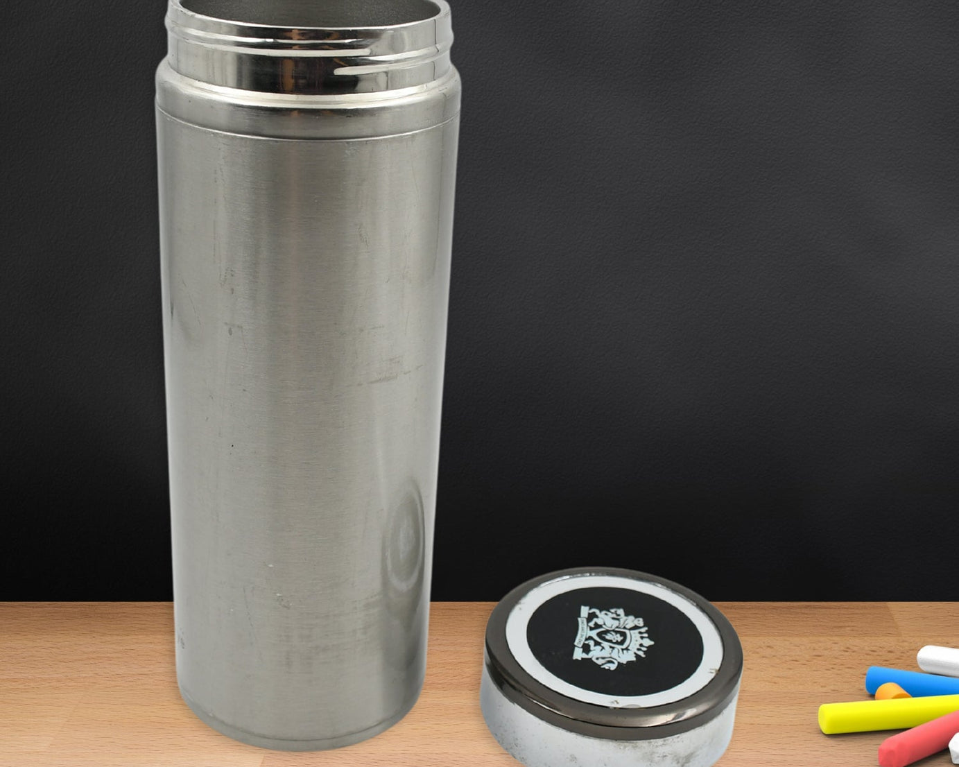 12766 Stainless Steel Water Bottle Leak Proof, Rust Proof, Hot & Cold Drinks, Gym Sipper BPA Free Food Grade Quality, Steel fridge Bottle For office / Gym / School (500 Ml Approx)