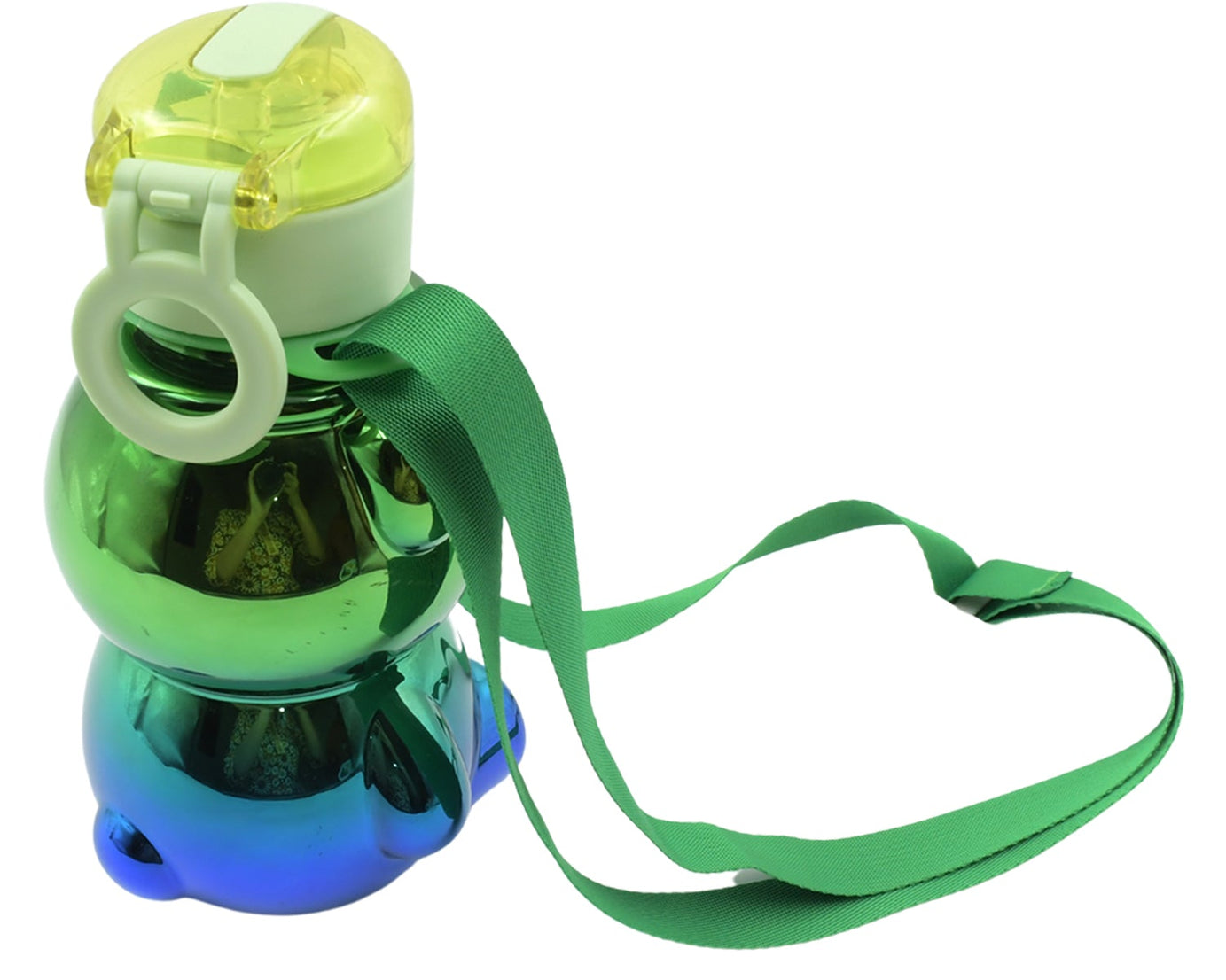 Cute Plastic Water Bottle, with adjustable shoulder strap and stickers, portable drinking cup Water Bottle For Kids | Water Bottle | Return Gift For Kids | Water Bottle With Straw | School Water Bottle (1 Pc)