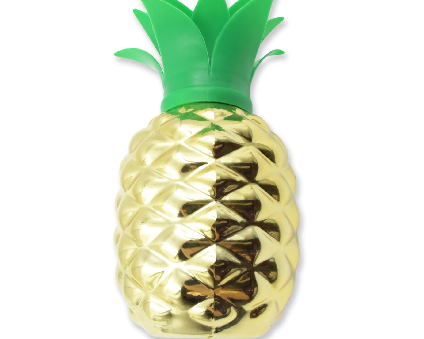 8447 Plastic Pineapple Cups With Straw Pineapple Party Favors Summer Hawaiian and Beach Party Decorations for Kids Adults With Brown Box(1 Pc)