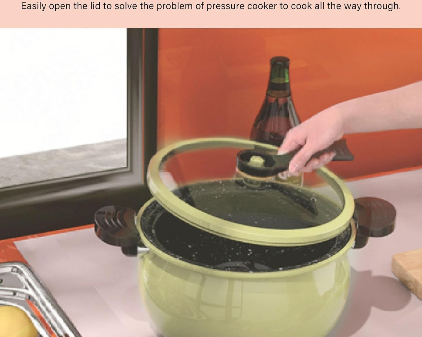 Pressure Cooker Valve & Handle (1 Pc): Replacement Parts, Kitchen Tool