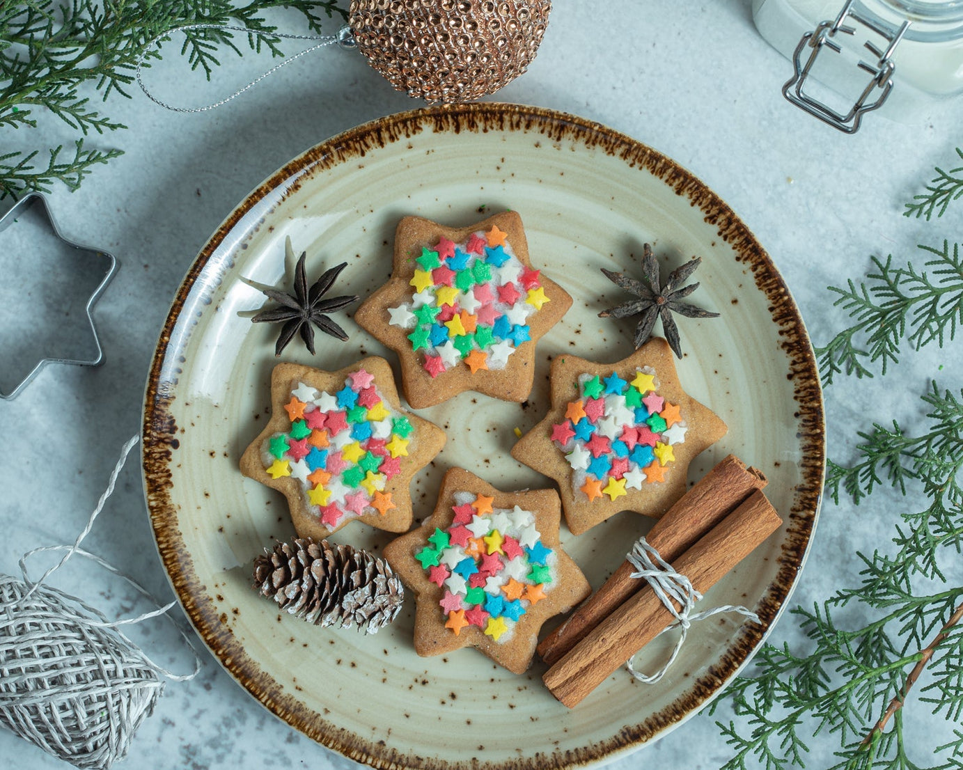 Flexible star resin mold for baking