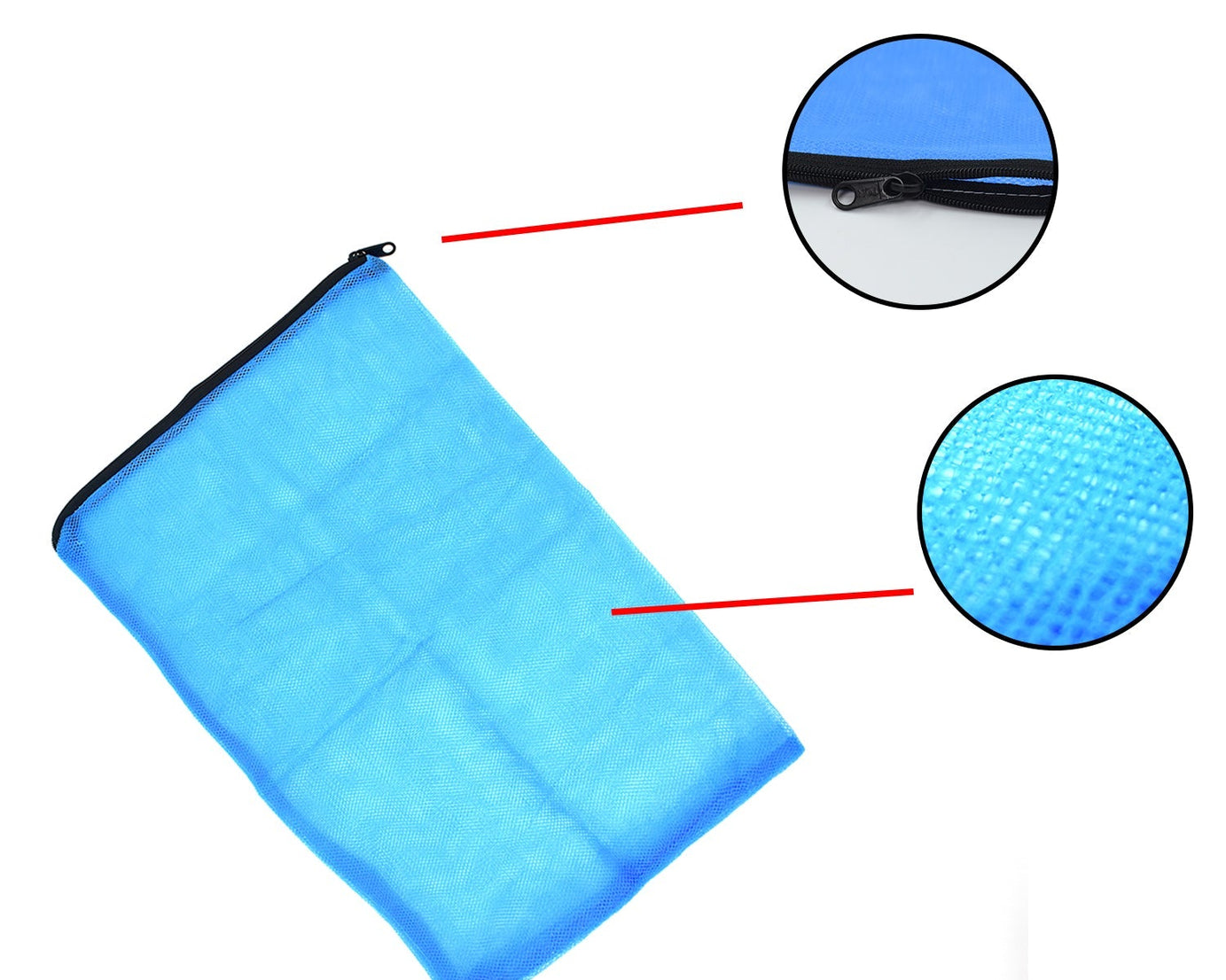 Food storage bag with zip for fridge use