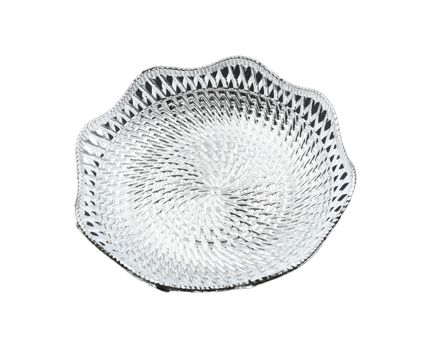 Round Serving Tray, Traditional Serving Tray, Multipurpose Serving Tray, Decorative Serving Platters, Mukhwas Serving Tray (1 Pc)