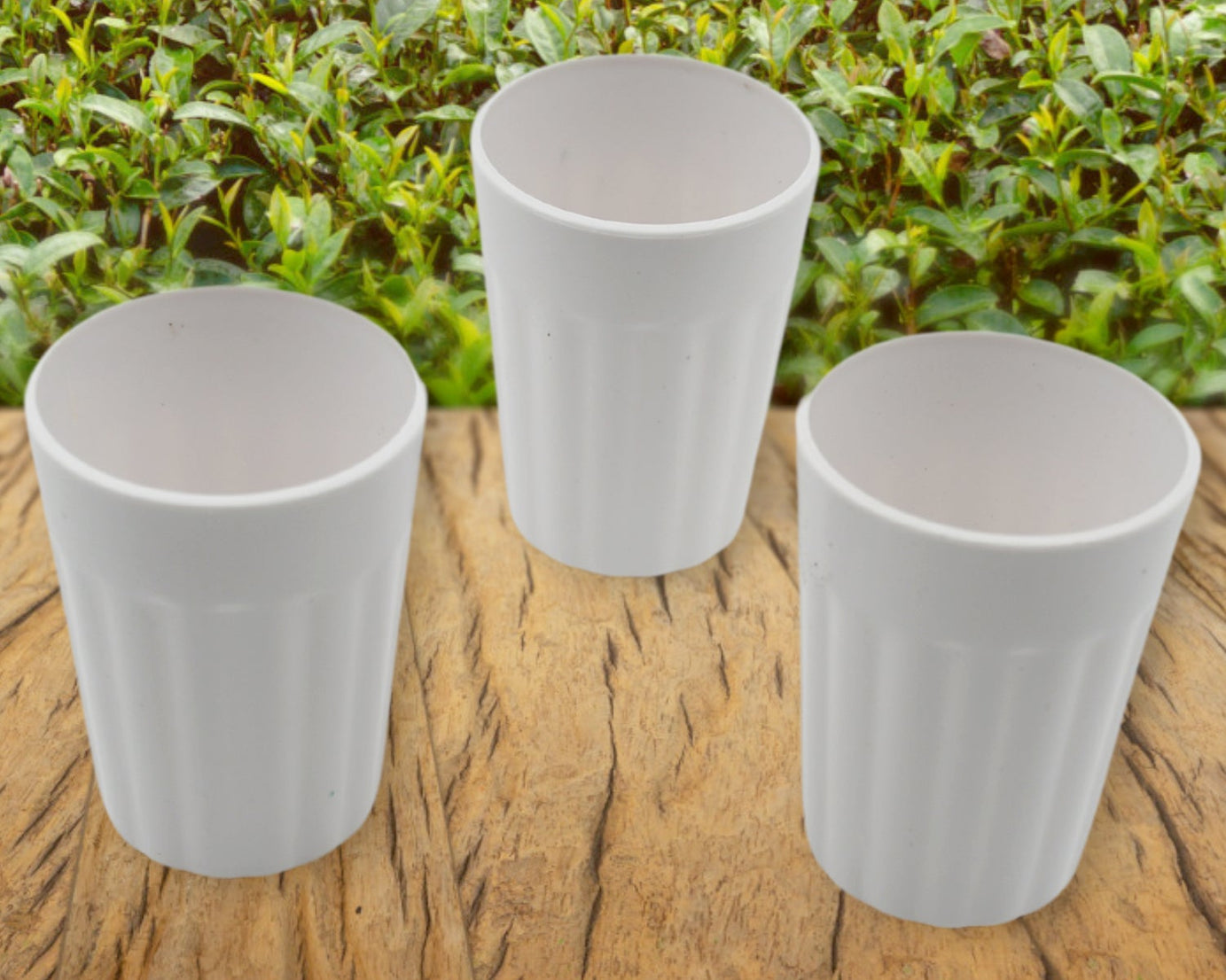Small Plastic Coffee / Tea Cups Reusable Plastic Cup Mug Lightweight Microwavable Dishwasher Safe Unbreakable Camping Coffee Mugs for Tea Milk Water Juice Tea (3 Pcs Set)